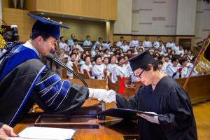  주일 제26기 기독사관학교 수료식