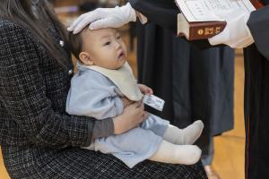  성탄절 성례식(세례, 유아세례, 입교, 학습)
